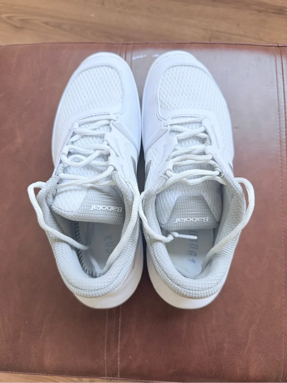 Babolat SFX 4 All Court Womens Tennis Shoes White Silver Michelin Sole Size 7